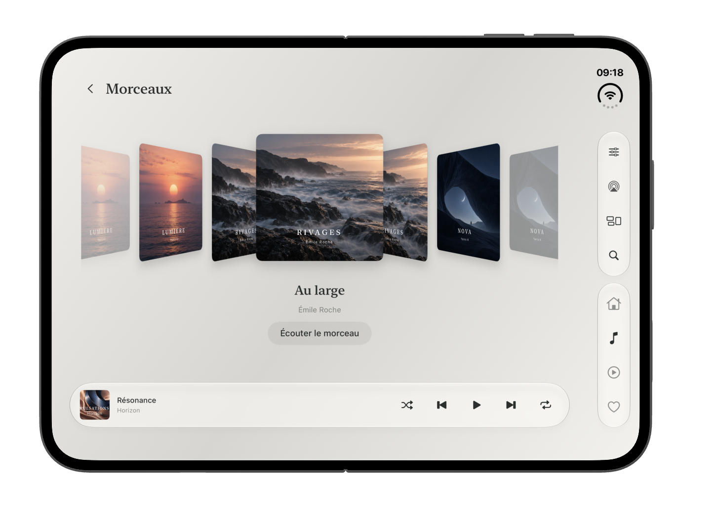 Cover Flow sur iPhone Duo